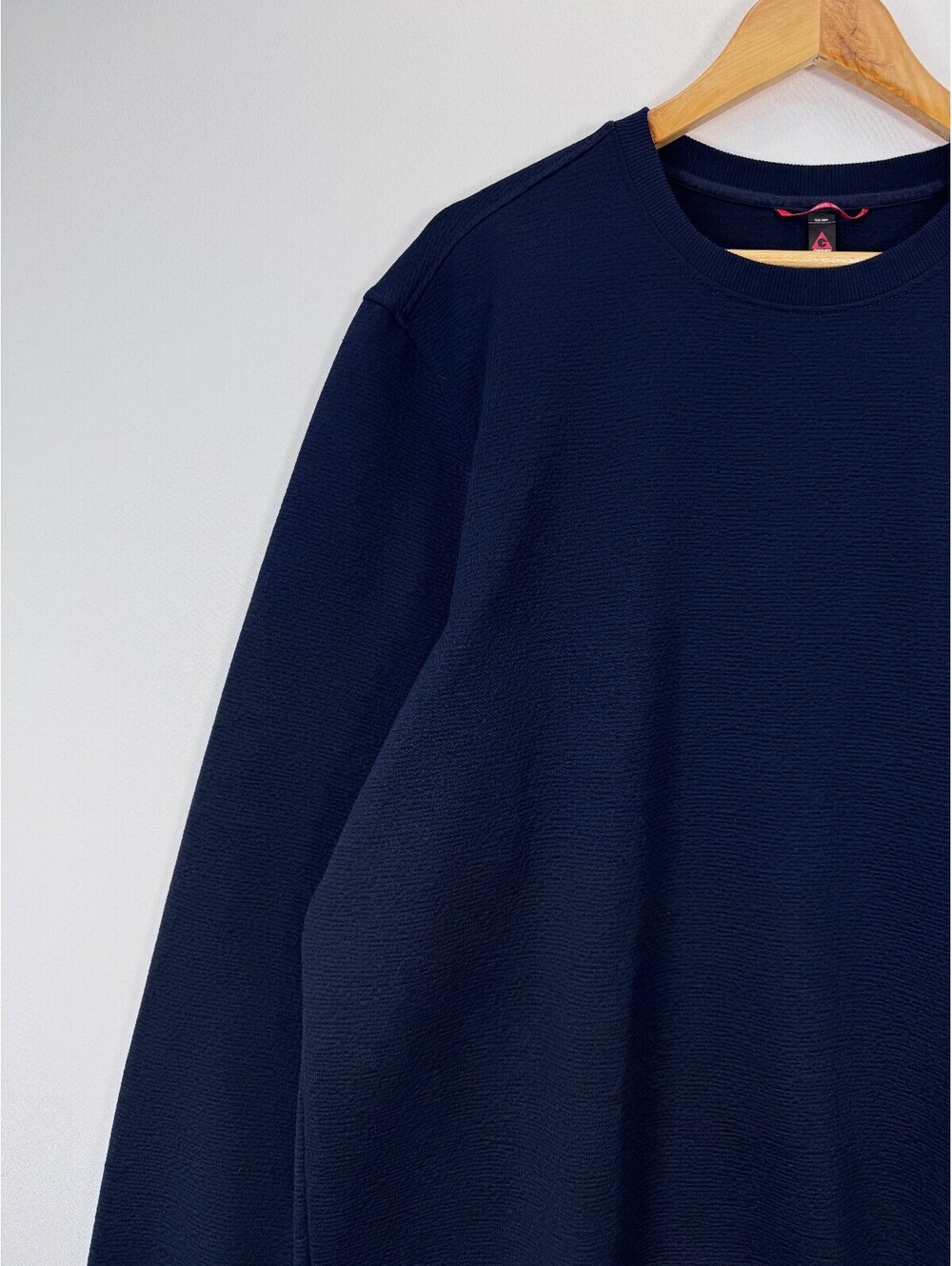 Gerry Men's Navy Textured Crewneck XL Sweatshirt Minimalist Outdoor Stretch Top - Picture 3 of 8